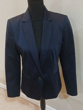 Ann Taylor Classic Women's Navy Blazer